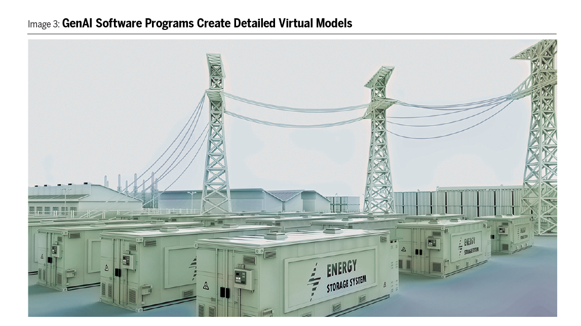 Image showing GenAI software programs create detailed virtual models